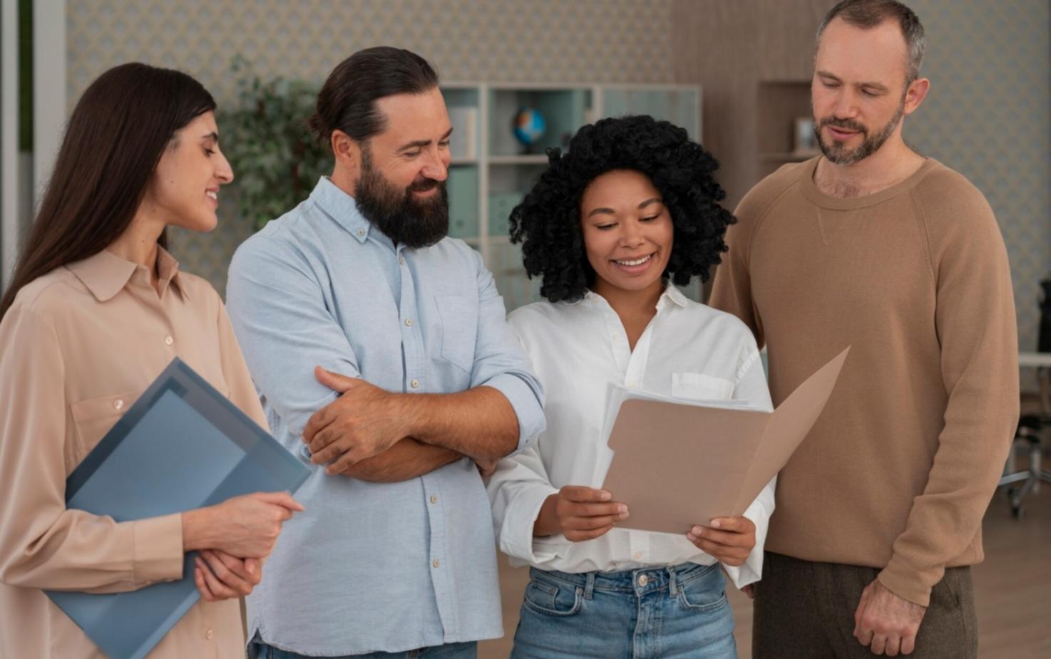 Professional financial mentor providing guidance during advanced budget planning session